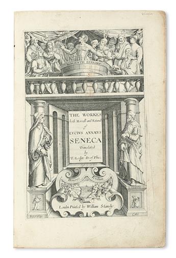 SENECA, LUCIUS ANNAEUS. The Workes . . . both Morall and Naturall.  1614